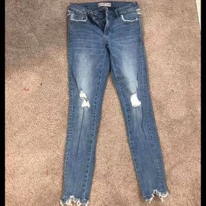 Zara distressed jeans